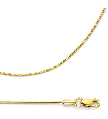 Yellow Gold Snake Chain